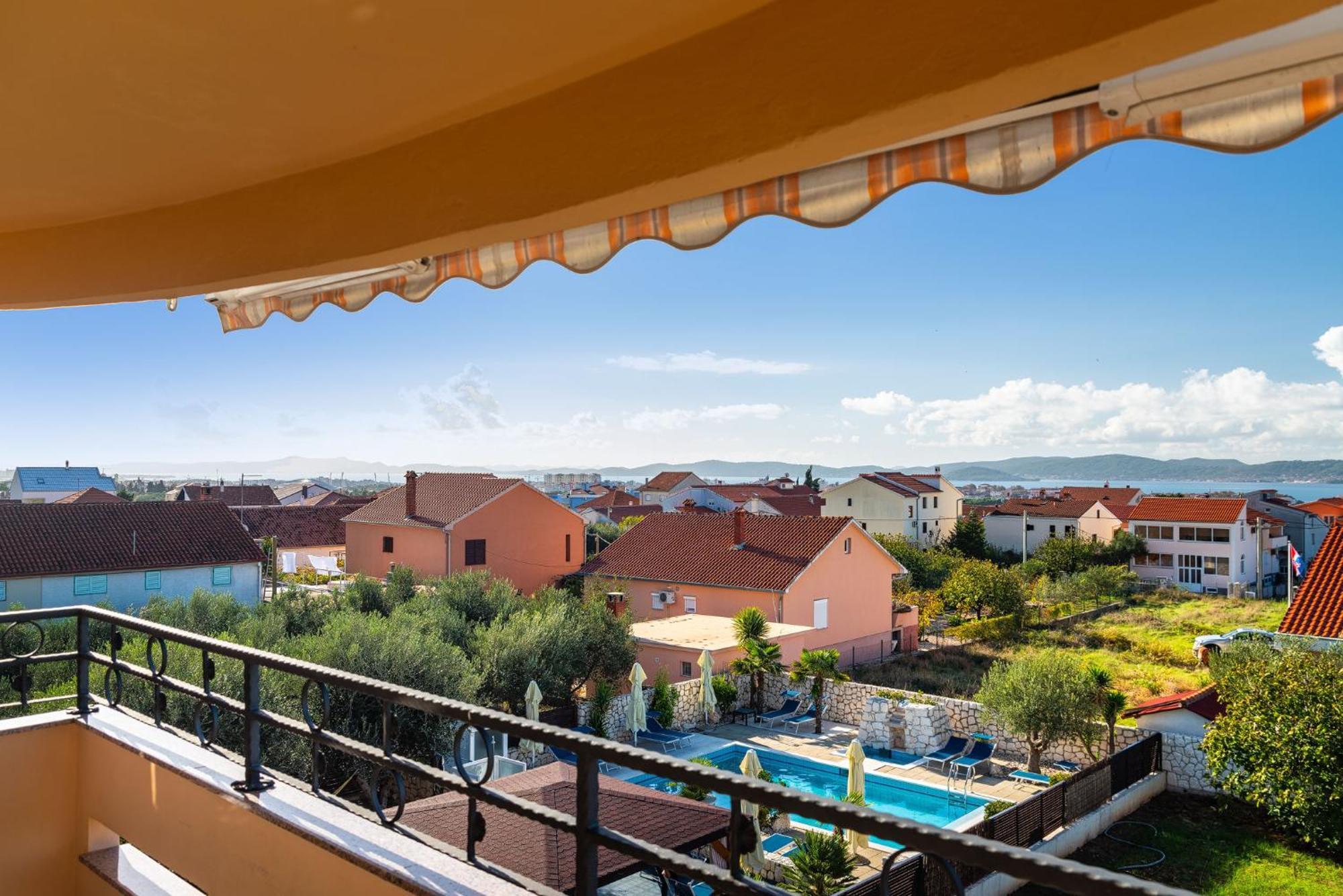 Villa Dalmatina Zadar Mit Pool Экстерьер фото