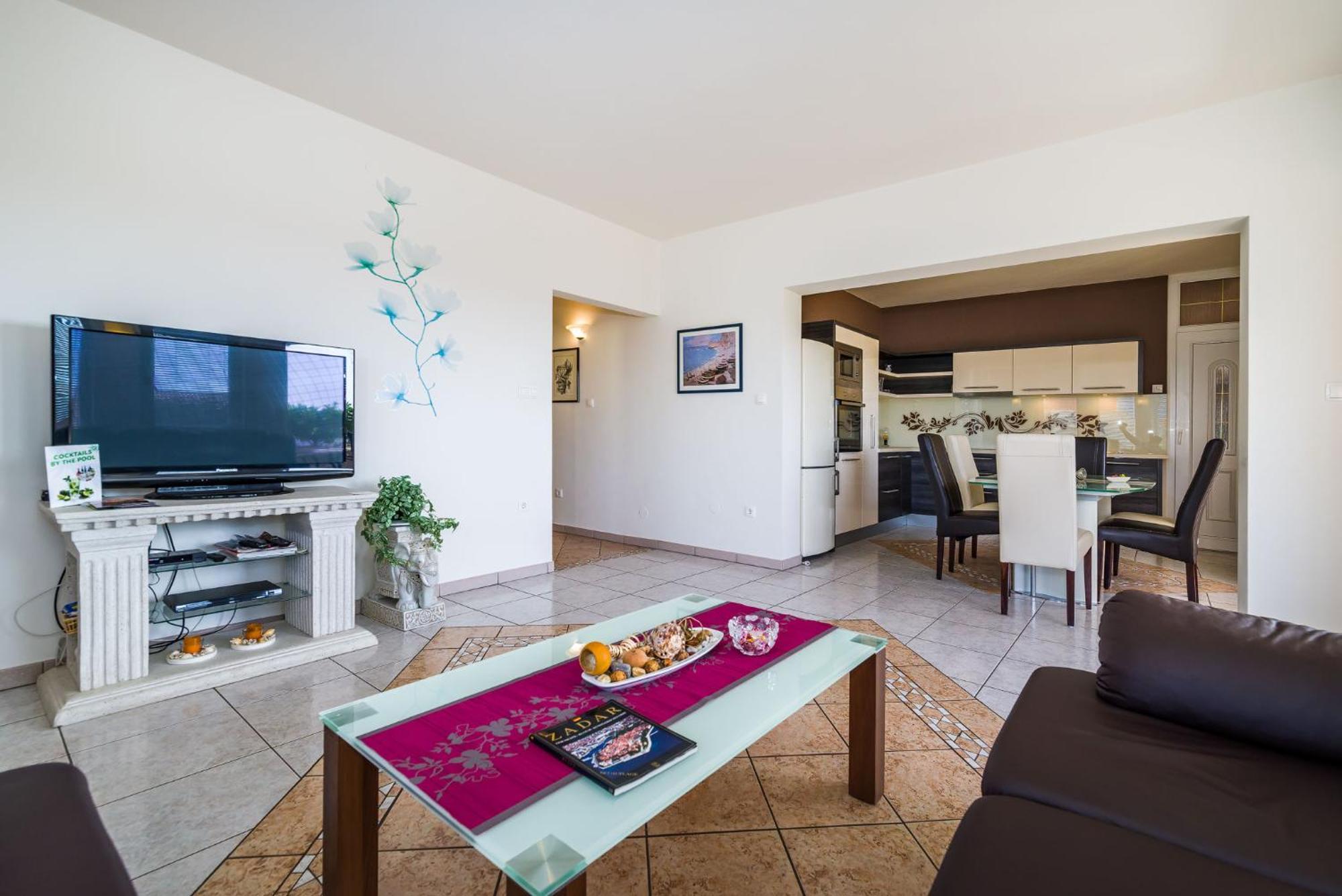 Villa Dalmatina Zadar Mit Pool Экстерьер фото