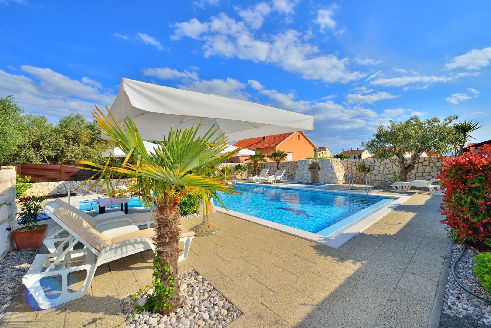 Villa Dalmatina Zadar Mit Pool Экстерьер фото