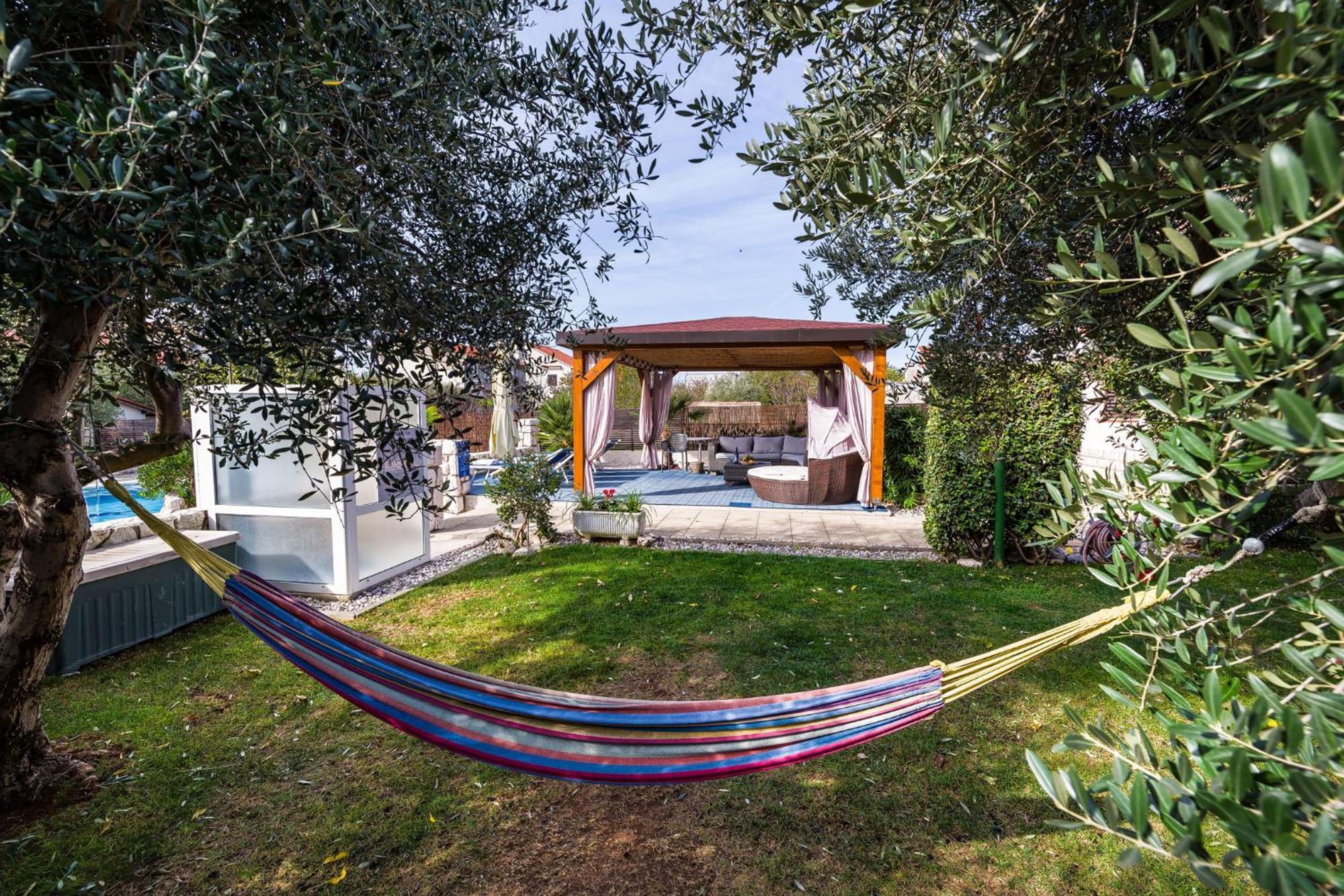 Villa Dalmatina Zadar Mit Pool Экстерьер фото